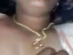 Indian wife showing boobs and pussy fingering - With hindi audio - Wowmoyback