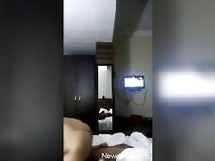 newly wedded young couple hot wife blowjob with hindi voice